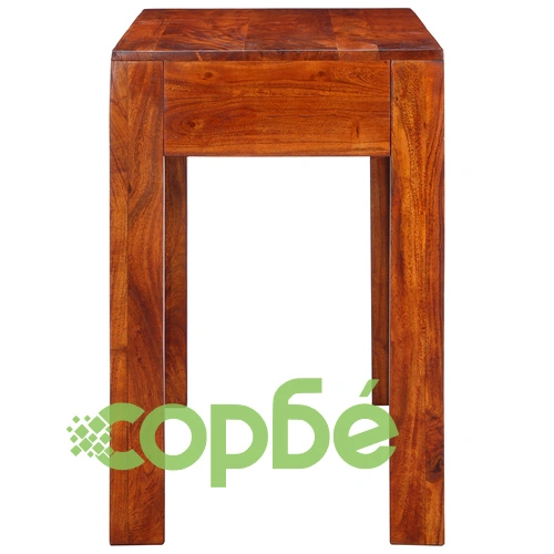 Бюро от масивна акациева дървесина с 2 чекмеджета 100x50x75 см ➤ топ цена ➤ sorbe.bg