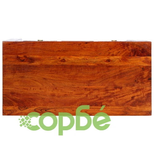 Бюро от масивна акациева дървесина с 2 чекмеджета 100x50x75 см ➤ топ цена ➤ sorbe.bg