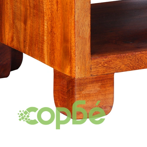 Страничен шкаф от масивна акациева дървесина 40x35x45 см ➤ топ цена ➤ sorbe.bg