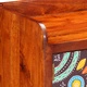 Пейка за обувки от масивна акация 90x35x40 см с 2 врати