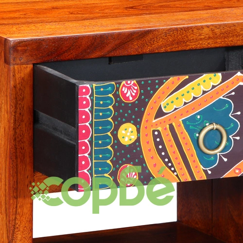 Нощни шкафчета от масивна акация, комплект 2 бр., 40x35x35 см ➤ топ цена ➤ sorbe.bg