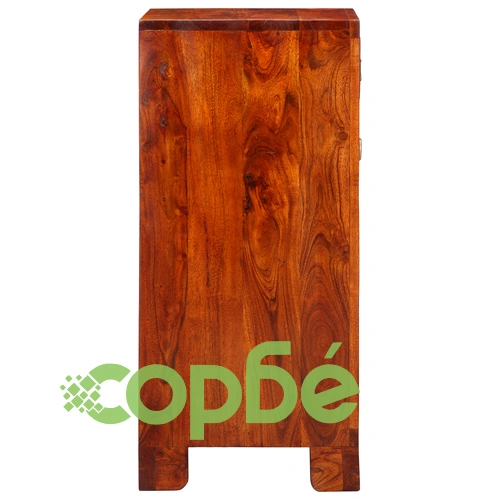 Комплект от 2 Крайни Масички от Масивно Манго Дърво в Кафяв Цвят ➤ топ цена ➤ sorbe.bg