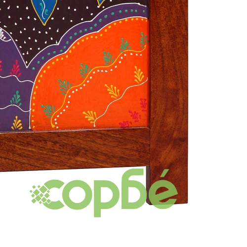 Разделител за стая 3 панела кафяв 105x160 см масивно акациево дърво ➤ топ цена ➤ sorbe.bg