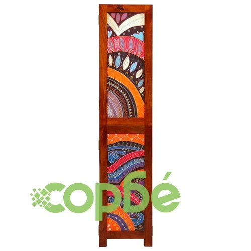 Разделител за стая 3 панела кафяв 105x160 см масивно акациево дърво ➤ топ цена ➤ sorbe.bg