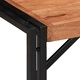 Масичка за кафе от масивна акация 80x40x35 см с метална рамка