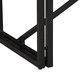Масичка за кафе от масивна акация 80x40x35 см с метална рамка