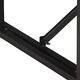 Масичка за кафе от масивна акация 80x40x35 см с метална рамка