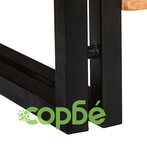 Шкаф за обувки от масивно мангово дърво, кафяв, 90 x 38 x 45 см ➤ топ цена ➤ sorbe.bg