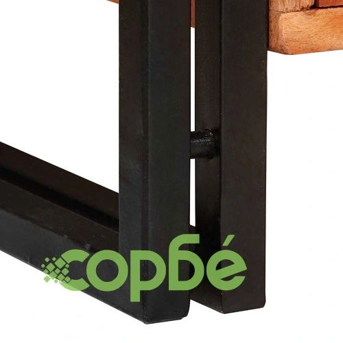 Шкаф за обувки от масивно акациево дърво, кафяв, 90 x 38 x 45 см ➤ топ цена ➤ sorbe.bg