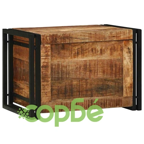 Кутия за съхранение 60x40x41 см от масивно мангово дърво ➤ топ цена ➤ sorbe.bg