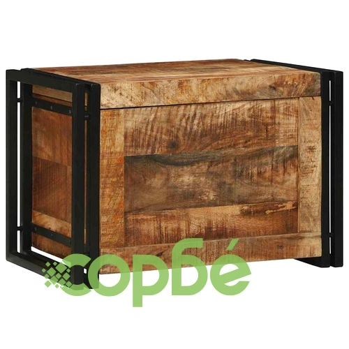 Кутия за съхранение 60x40x41 см от масивно мангово дърво ➤ топ цена ➤ sorbe.bg