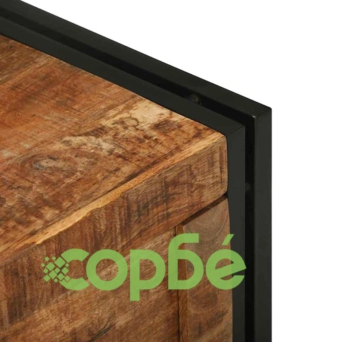 Кутия за съхранение 60x40x41 см от масивно мангово дърво ➤ топ цена ➤ sorbe.bg