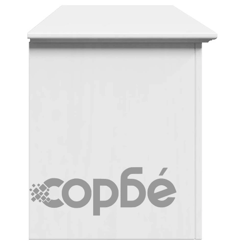 Пейка за антре BODO с 2 чекмеджета - Бяла, 114x40x45 cm, от масивна борова дървесина ➤ топ цена ➤ sorbe.bg