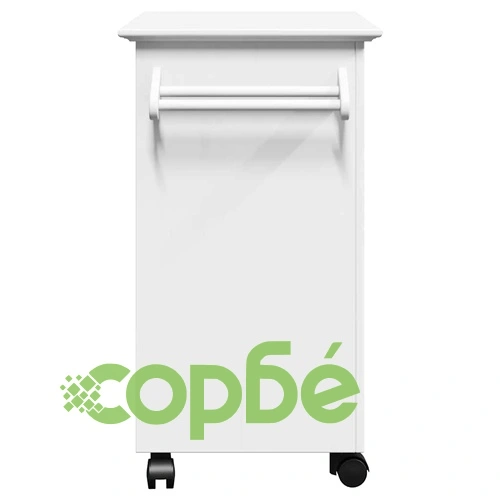 Кухненска количка BODO от масивна борова дървесина - Бяла 72x45x80 cm ➤ топ цена ➤ sorbe.bg