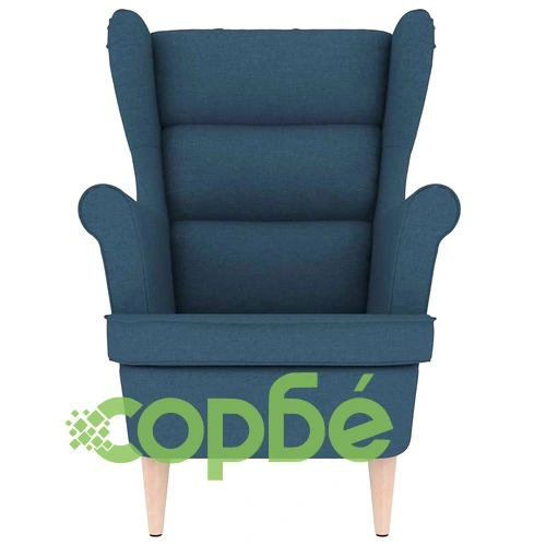 Фотьойл Blue Fabric - Елегантен Текстилен Стол за Отдих 74x84x100 см ➤ топ цена ➤ sorbe.bg