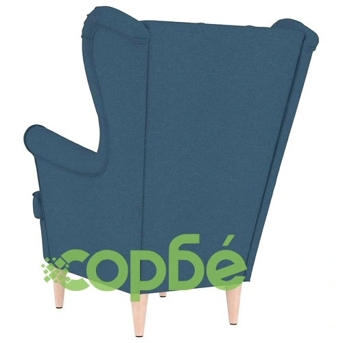 Фотьойл Blue Fabric - Елегантен Текстилен Стол за Отдих 74x84x100 см ➤ топ цена ➤ sorbe.bg