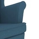 Фотьойл Blue Fabric - Елегантен Текстилен Стол за Отдих 74x84x100 см