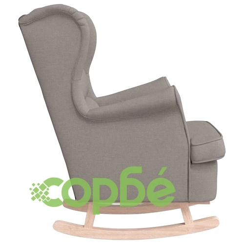 Люлеещ се стол Taupe, текстил, 74x90x102 см ➤ топ цена ➤ sorbe.bg