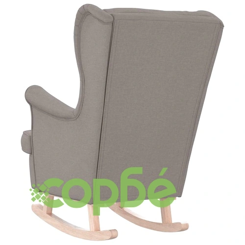 Люлеещ се стол Taupe, текстил, 74x90x102 см ➤ топ цена ➤ sorbe.bg