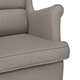 Люлеещ се стол Taupe, текстил, 74x90x102 см