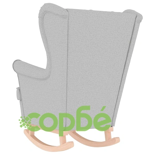 Луксозен Люлеещ се Стол Cloud Grey 74x90x102 см от Полиестерна Тъкан ➤ топ цена ➤ sorbe.bg
