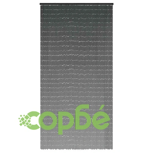 Завеса за врата против насекоми от бамбук, тъмносива, 100x220 см ➤ топ цена ➤ sorbe.bg