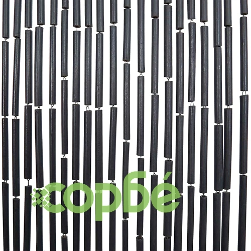 Завеса за врата против насекоми от бамбук, тъмносива, 100x220 см ➤ топ цена ➤ sorbe.bg