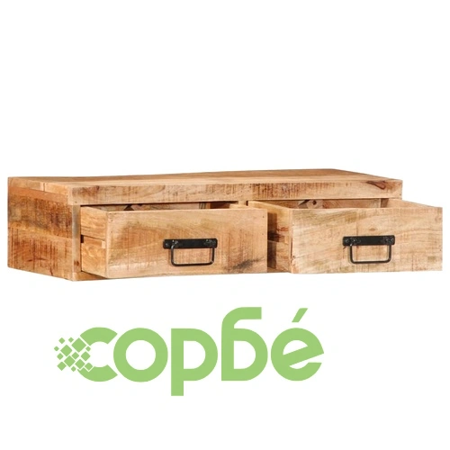 Стенен шкаф за телевизор от масивно манго дърво 80x30x19 см ➤ топ цена ➤ sorbe.bg