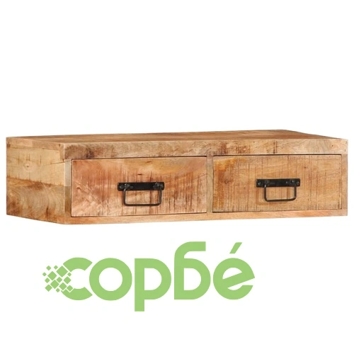 Стенен шкаф за телевизор от масивно манго дърво 80x30x19 см ➤ топ цена ➤ sorbe.bg