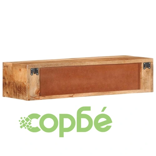 Стенен шкаф за телевизор от масивно манго дърво 80x30x19 см ➤ топ цена ➤ sorbe.bg