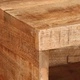 Стенен шкаф за телевизор от масивно манго дърво 100x30x19 см