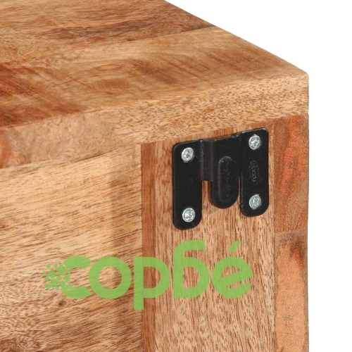 Стенен шкаф за телевизор от масивно манго дърво 100x30x19 см ➤ топ цена ➤ sorbe.bg