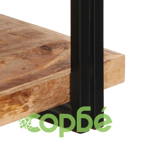 Стенен рафт от масивно манго дърво 110x33x45 cm - Ръчна изработка ➤ топ цена ➤ sorbe.bg