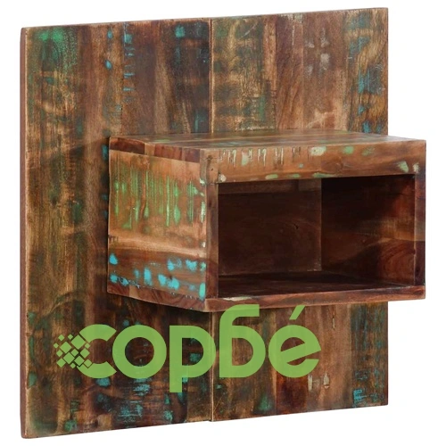 Нощно шкафче Multicolour 50x27x50 см от Масивна Възстановена Дървесина ➤ топ цена ➤ sorbe.bg