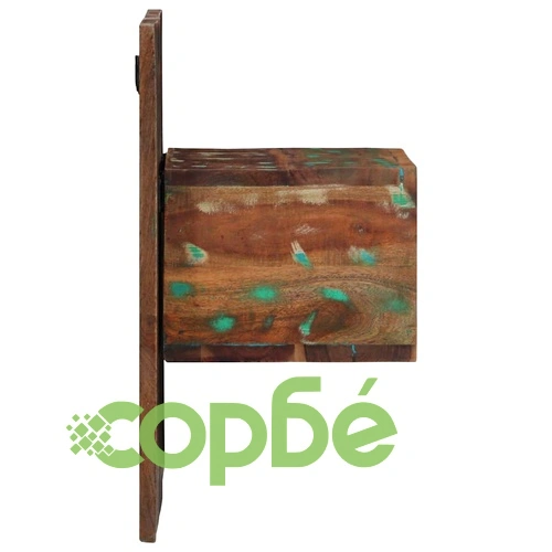 Нощно шкафче Multicolour 50x27x50 см от Масивна Възстановена Дървесина ➤ топ цена ➤ sorbe.bg