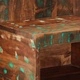 Нощно шкафче Multicolour 50x27x50 см от Масивна Възстановена Дървесина