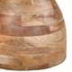 Кръгла странична маса от масивно манго дърво 40x40 cm