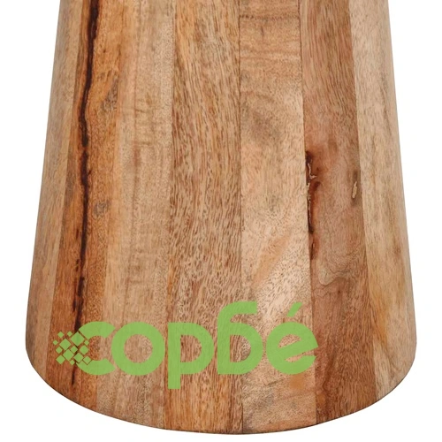 Кръгла странична маса 30x60 cm от масивно манго дърво ➤ топ цена ➤ sorbe.bg