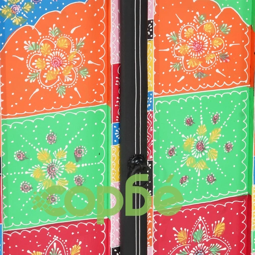 Конзолна маса от масивно мангово дърво - Многоцветна 50x30x75 см ➤ топ цена ➤ sorbe.bg