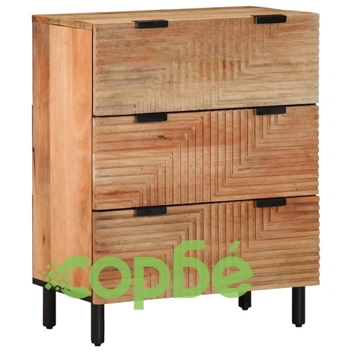 Шкаф от Масивно Манго Дърво, Кафяв, 60x33x75 cm ➤ топ цена ➤ sorbe.bg