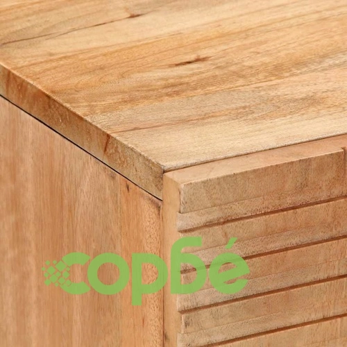 Шкаф за мивка за баня от масивно манго дърво, кафяв, 62x33x58 cm ➤ топ цена ➤ sorbe.bg