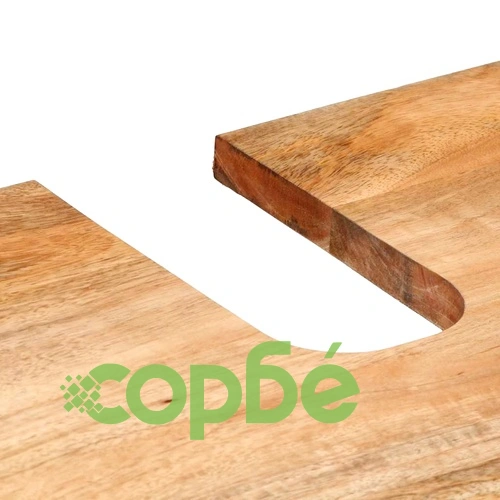 Шкаф за мивка за баня от масивно манго дърво, кафяв, 62x33x58 cm ➤ топ цена ➤ sorbe.bg