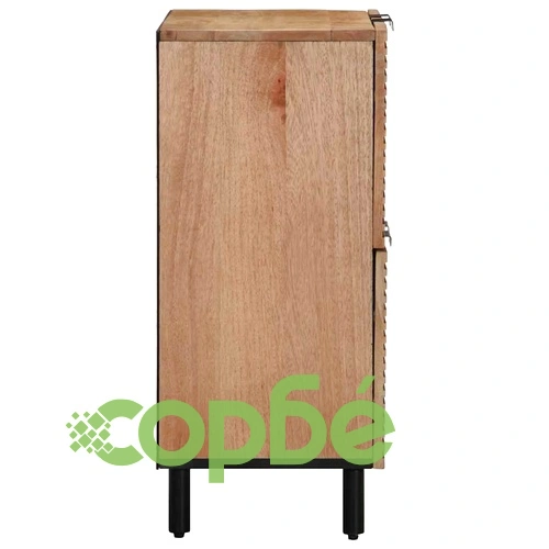 Шкаф от Масивно Манго Дърво, Кафяв, 60x33x75 см, с Декоративна CNC Фронтална Част на топ цена от sorbe.bg Шкаф от Масивно Манго Дърво, Кафяв, 60x33x75 см, с Декоративна CNC Фронтална Част ➤ топ цена ➤ sorbe.bg