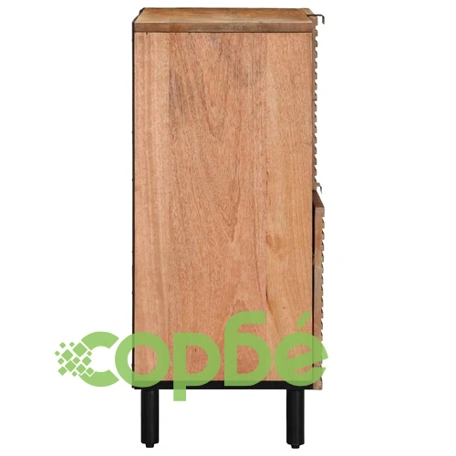 Шкаф Кафяв 80x33x75 см от Масивно Дърво Манго ➤ топ цена ➤ sorbe.bg