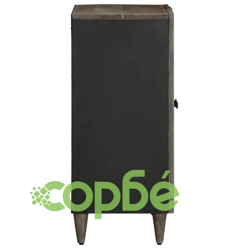 Шкаф от Масивно Манго Дърво в Светло Сив Цвят 60x33,5x75 cm ➤ топ цена ➤ sorbe.bg