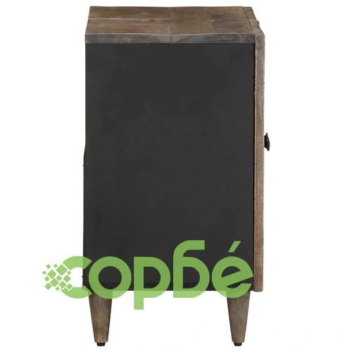 Шкаф за баня с мивка 62x33x58 см от масивно мангово дърво ➤ топ цена ➤ sorbe.bg