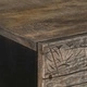 Висок шкаф 60x33x110 cm от масивно манго дърво с чекмедже и рафтове