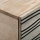 Масичка за кафе от масивно мангово дърво 80x50x40 см с 2 рафта