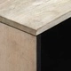 Масичка за кафе от масивно мангово дърво 80x54x40 см с 2 чекмеджета
