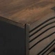 Нощни шкафчета 2 броя от масивно мангово дърво 40x33x46 см орех
